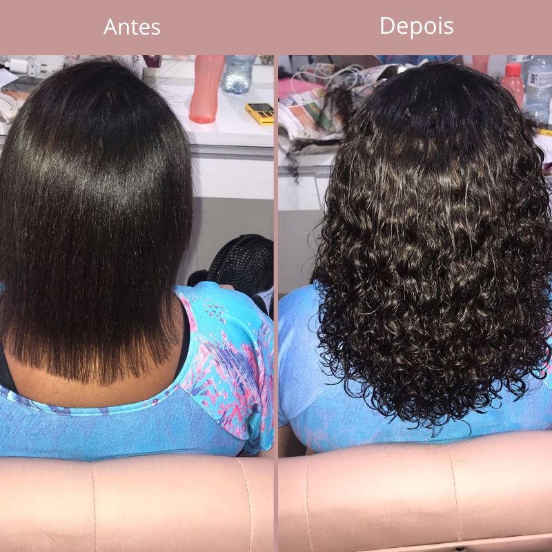 mega hair Antes e depois