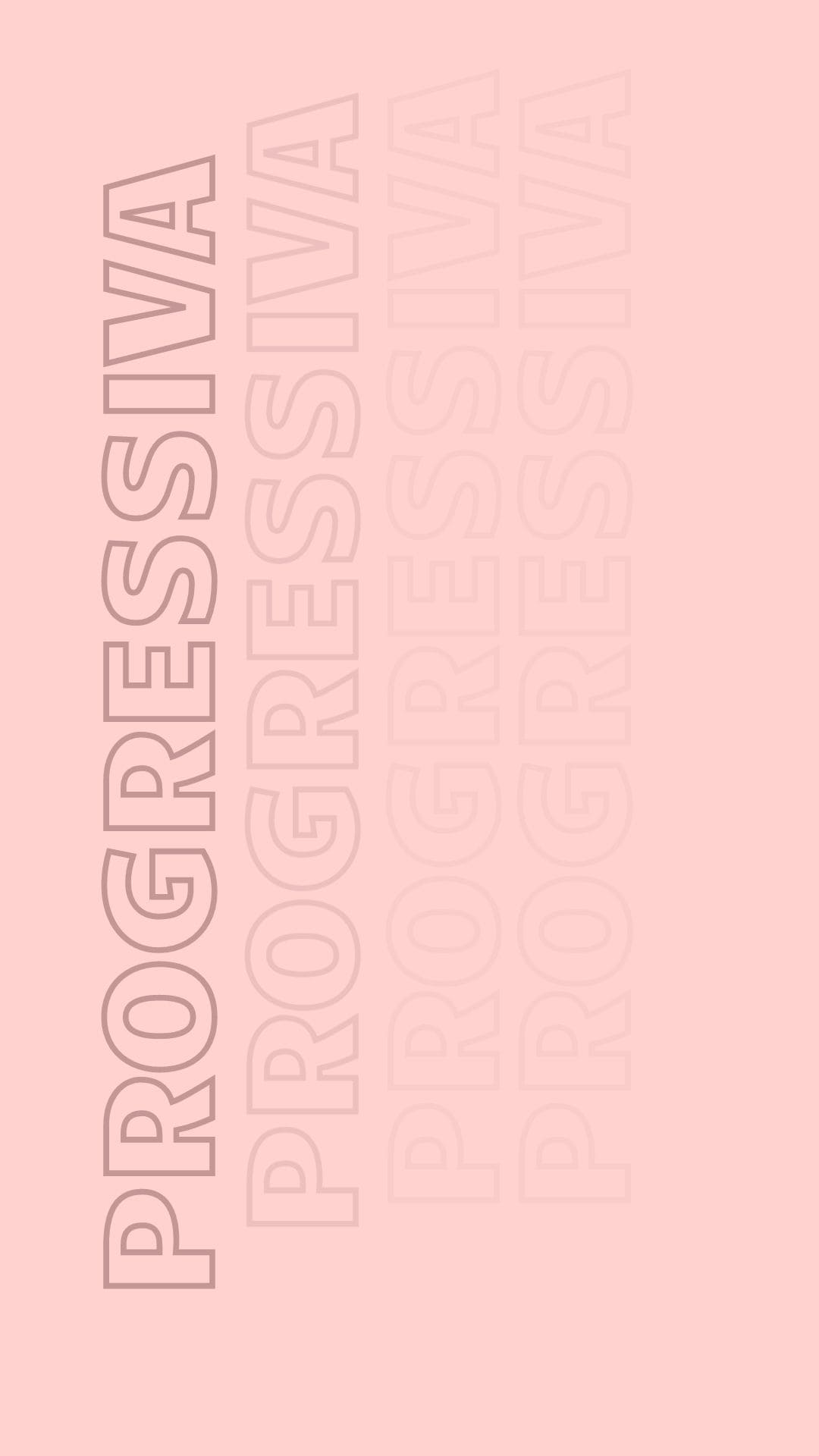 foto com fundo rosa escrito de preto progressiva, fazendo referencia ao salão de beleza géssica núbia mega hair.