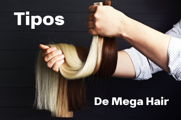 Imagem de tipos de mega hair